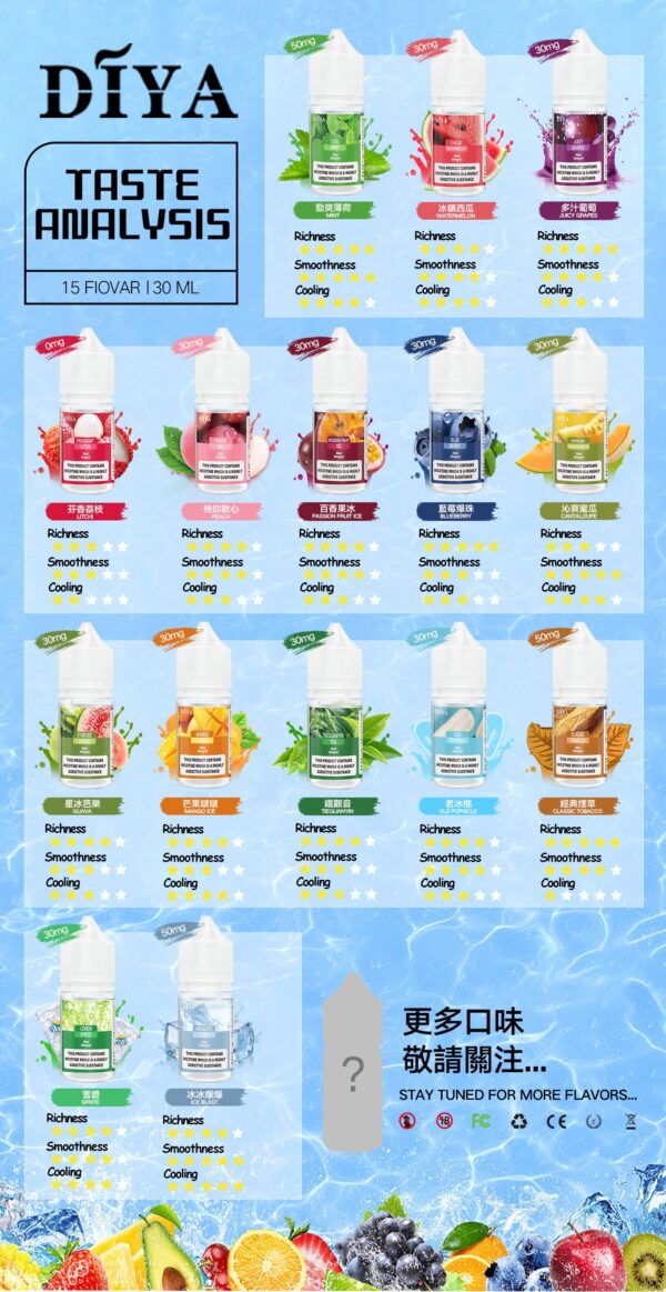 04e86a058f5b16e88927bd693eb49dc7_a3db7f69-4037-4577-92d5-03257772e8db 【DIYA叮啞煙油】30ML多種口味進口小煙油擁有天然香料美滋滋糖果屋