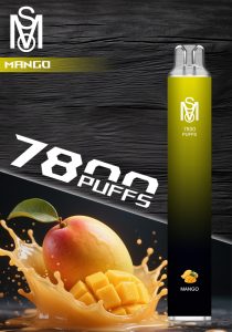 【爅嘶一次性電子煙 新款大容量7800 Puffs】 拋棄式電子煙 香度提高30%