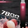 【爅嘶一次性電子煙 新款大容量7800 Puffs】 拋棄式電子煙 香度提高30%