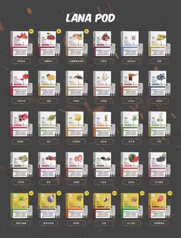 1-23050Q95GVJ.jpg_1 【LANA拉娜煙彈】透明發光煙彈2.5ML-通用SP2/RELX等一代所有主機 正品保證