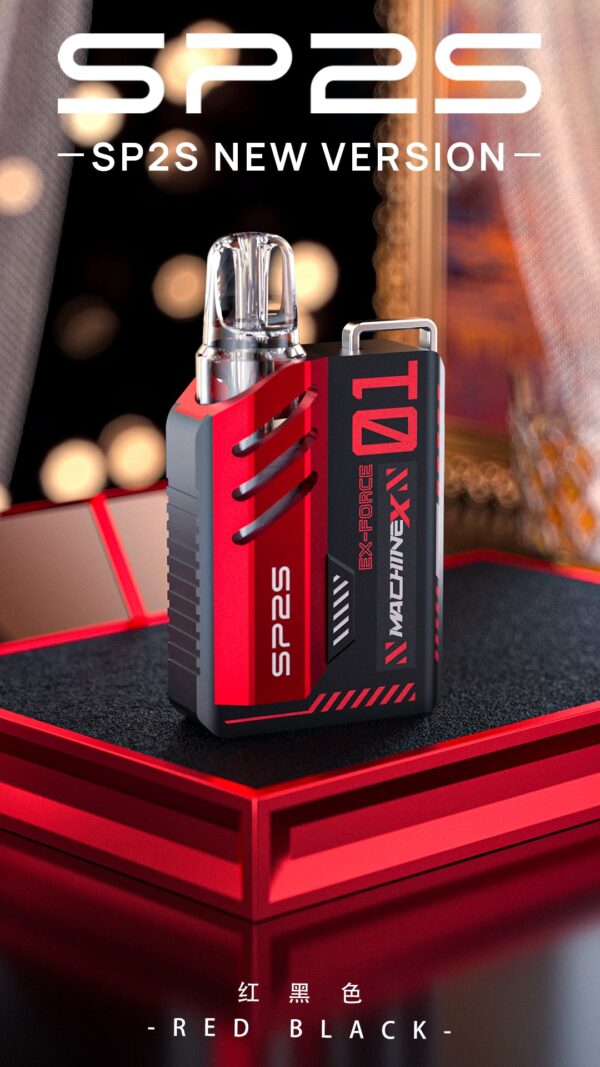 【思博瑞SP2S MAX 矩陣系列主機】 SP2s pod新版方形帶屏換彈式主機套裝 盒子棉網芯電子煙