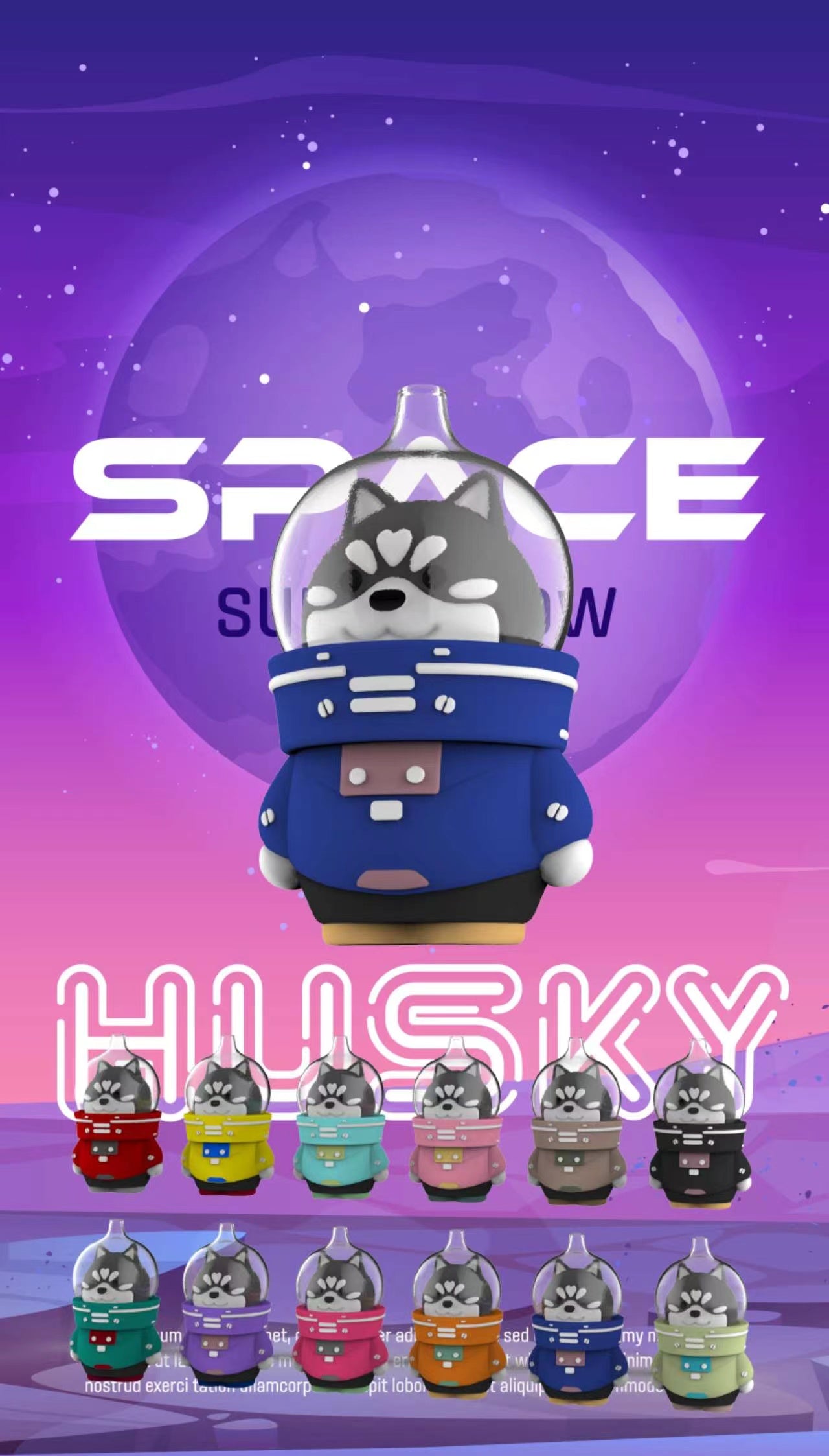 HUSKY太空狗抛棄式-一次性可充電8000口電子煙美滋滋糖果屋