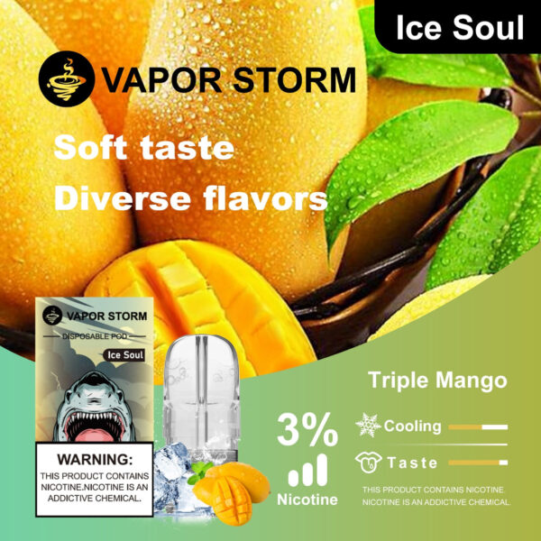 【VAPOR STORM風暴五代煙彈】適配ILIA/RELX五代主機