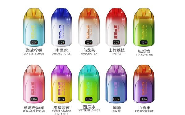 20240522195434 【SP2S拋棄式 12000口】擁有發光顯示屏 可充電電子煙 30ml超大容量