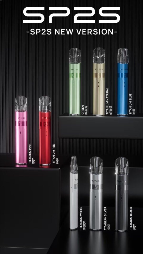 【SP2S Legend S 傳奇版主機】 SP2鈦發光主機全新升級版煙桿-兩檔調節8/9W-底部發光💥 通配一代lana/Sp2s/ilia等一代煙彈