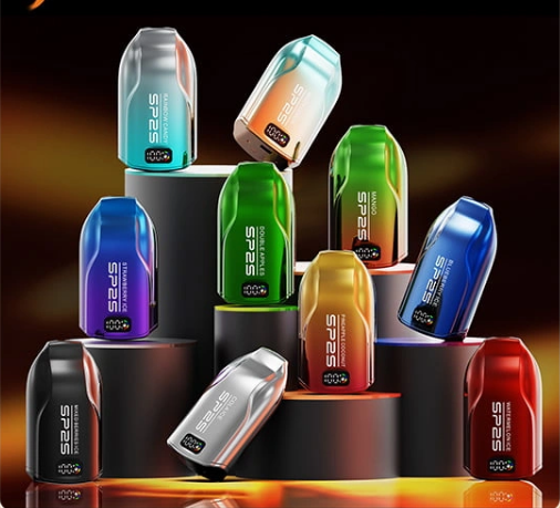 20250224192119 【SP2S拋棄式 12000口】擁有發光顯示屏 可充電電子煙 30ml超大容量