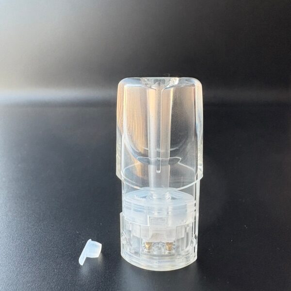 【一代新款側灌油空彈】-白色陶瓷芯升級版底座-重複填充式注油煙彈殼-美滋滋糖果屋