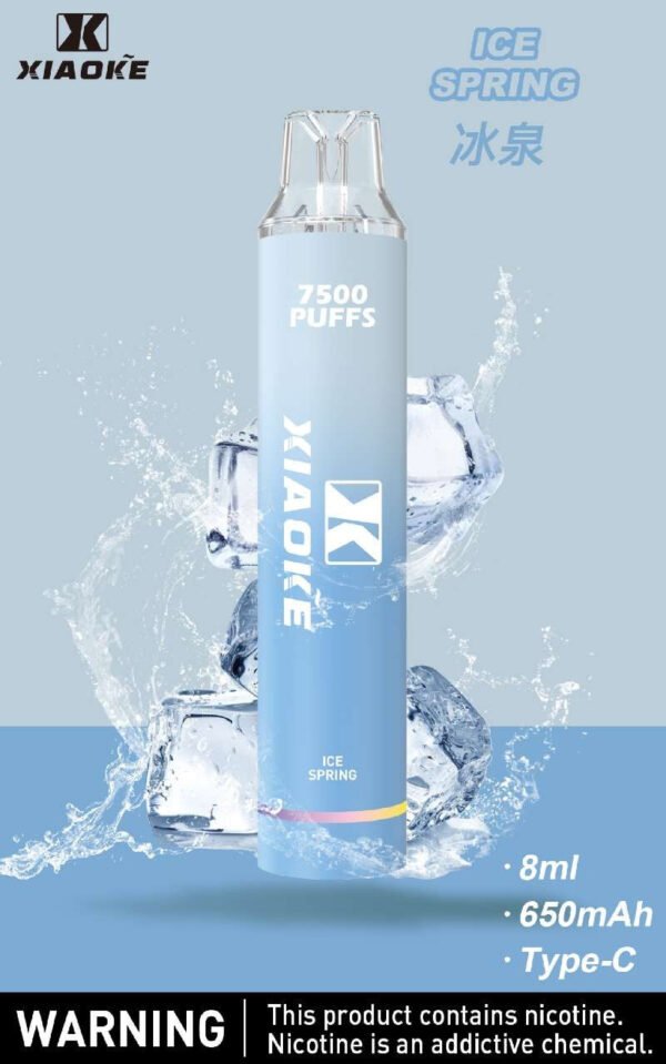 【XIAOKE梟客拋棄式】 新款一次性發光電子煙 多種口味電子霧化棒