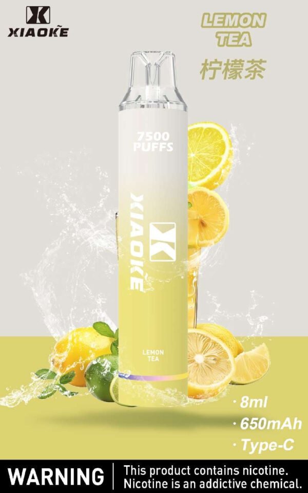 【XIAOKE梟客拋棄式】 新款一次性發光電子煙 多種口味電子霧化棒