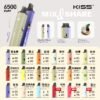 【KISS凯斯拋棄式】MIX&SHARE kiss磁吸電子煙-大容量6500口拋棄式-KISS一次性電子煙