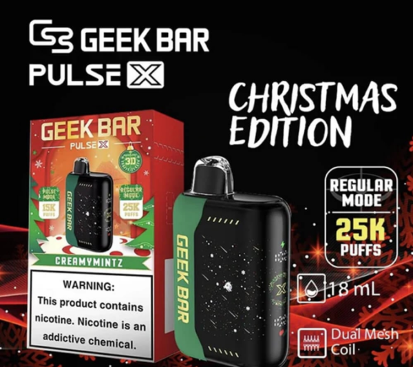 【全球爆款GEEK BAR PULSE X 25000 Puffs電子煙】一次性超大容量星空拋棄式