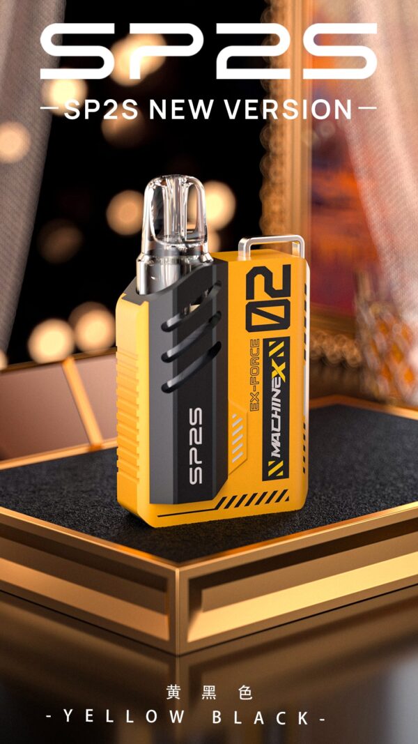 【思博瑞SP2S MAX 矩陣系列主機】 SP2s pod新版方形帶屏換彈式主機套裝 盒子棉網芯電子煙