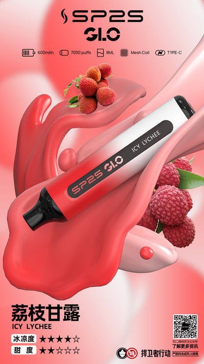 【SP2S拋棄式7000口】-15種口味8ml/新手可入 sp2s Puffs一次性7000口霧化棒