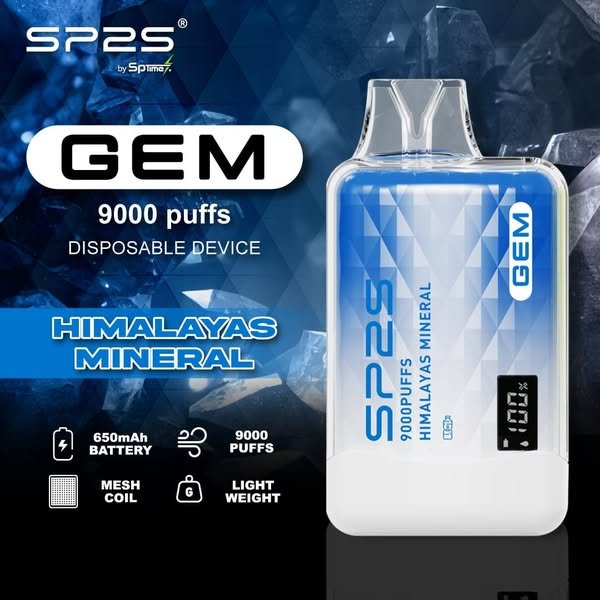 【SP2S 思博瑞抛棄式】-大容量拋棄式- SP2S 9000 puffs 拋棄式