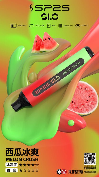 【SP2S拋棄式7000口】-15種口味8ml/新手可入 sp2s Puffs一次性7000口霧化棒