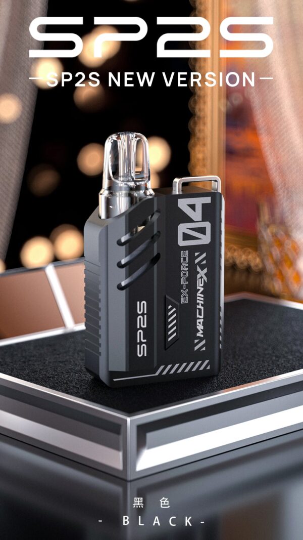 【思博瑞SP2S MAX 矩陣系列主機】 SP2s pod新版方形帶屏換彈式主機套裝 盒子棉網芯電子煙