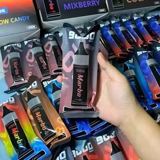 【Marbo Bar 9000拋棄式】新品一次性9000口Puffs電子煙 超高口數拋棄式電子煙｜Mesh霧化×可調氣流