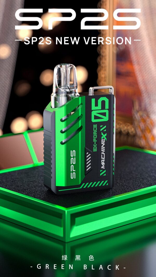 【思博瑞SP2S MAX 矩陣系列主機】 SP2s pod新版方形帶屏換彈式主機套裝 盒子棉網芯電子煙