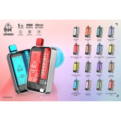 【🌟HEBAT喜貝10000口拋棄式】 超大容量10000口PLUS一次性電子煙