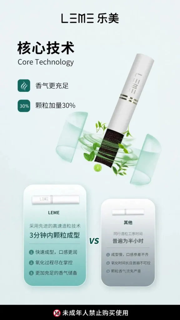 【日版 LEME 樂美加熱煙 HNB 系列】通用 IQOS 舊款主機｜1 條 10 包｜現貨秒發