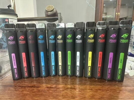 【SALT SHAQ 鯊克拋棄式】原廠正品一次性7000口電子煙桿|21種口味·持久續航·經典口感