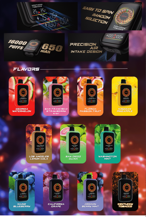 AONE VAPE CASINO X 16000口賭場一次性電子煙原裝正品美滋滋糖果屋