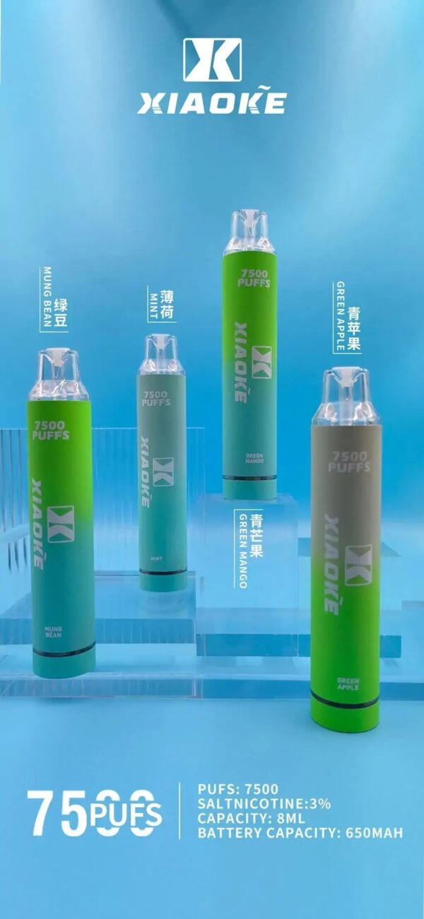 【🚀XIAOKE 梟客】發光拋棄式 7500口 一次性拋棄式