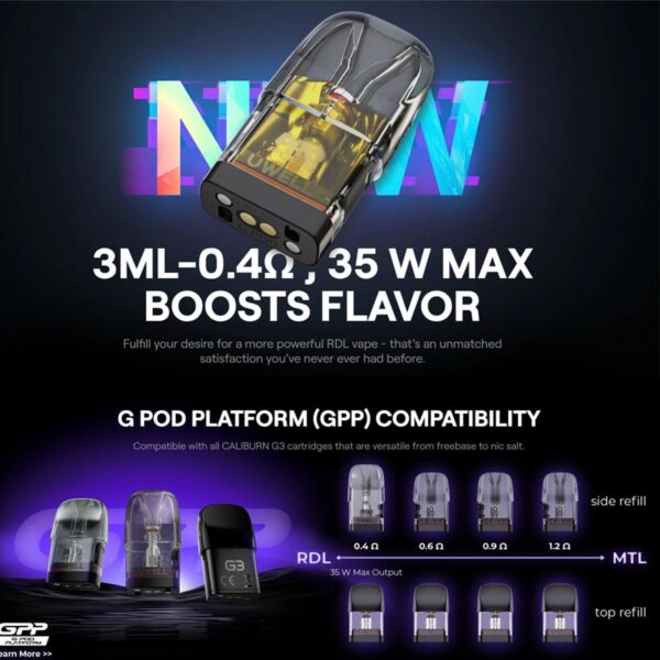 【Uwell 咖哩 G3 Pro 主機套裝】全螢幕注油主機｜35W 強大輸出｜現貨秒發