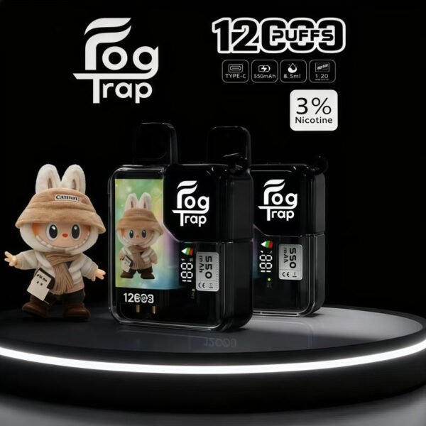Fog-trap-12000_-1_1 【Fog Trap 拉布布・蠟筆小新】聯名款系列12000口大容量拋棄式電子煙 | 10 款口味 8.5ml