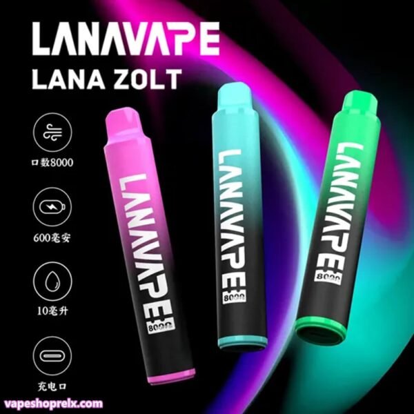 LANA-8000_-6 【LANA VAPE 8000口拋棄式】原廠正品 🔥Puffs全新升級版大容量電子煙