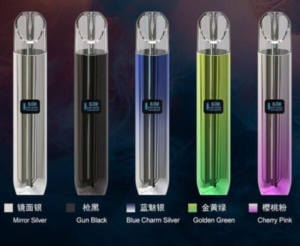 【SAICO炫刻一代主機】 鋅合金材質煙桿 通用sp2,哩啞，lana等一代煙彈 雙檔調節(8W-10W）具有智能顯示屏