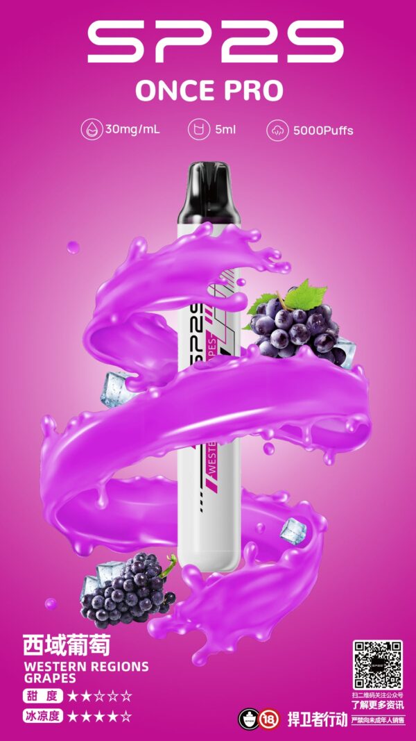 【SP2思博瑞系列電子煙】 SP2s一次性5000口 pulls拋棄式/12種口味3%