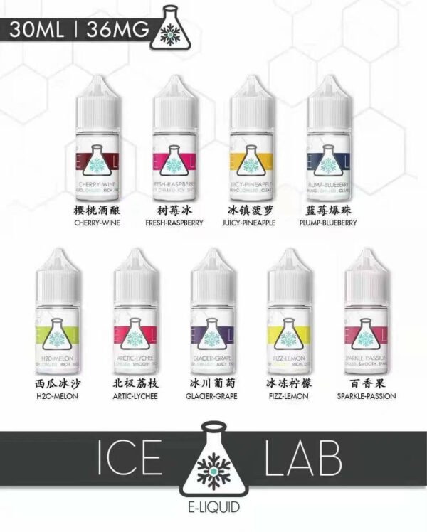 【冰凍實驗室】ICE LAB 電子果汁煙油 30ml 濃度 36mg