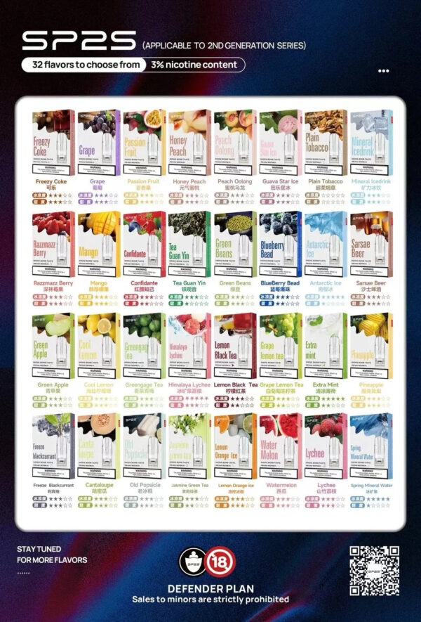 d019ae2e9cd055bd2a0a9df23aa51a8e SP2思博瑞煙彈-透明霧化彈台灣熱銷一代主機通用原廠正品美滋滋糖果屋