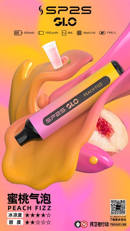 【SP2S拋棄式7000口】-15種口味8ml/新手可入 sp2s Puffs一次性7000口霧化棒