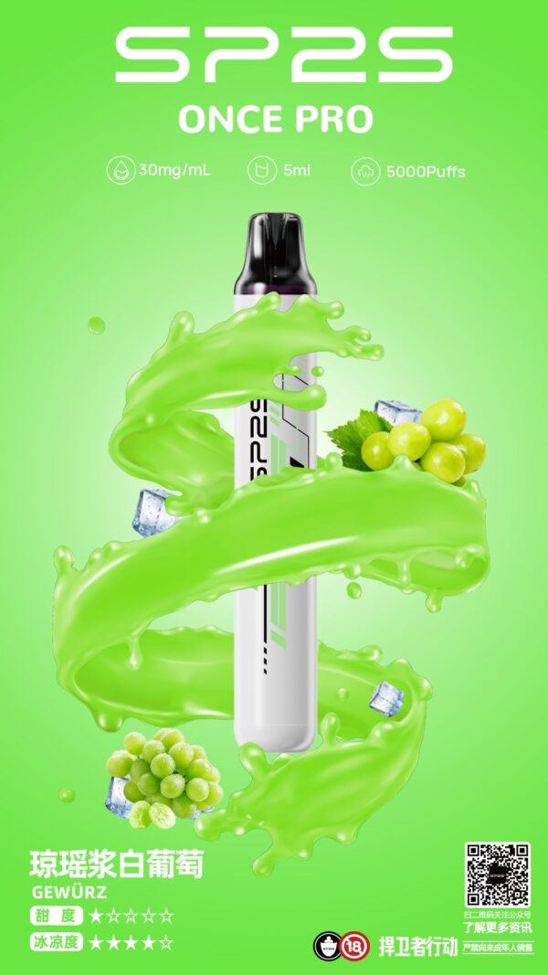 【SP2思博瑞系列電子煙】 SP2s一次性5000口 pulls拋棄式/12種口味3%