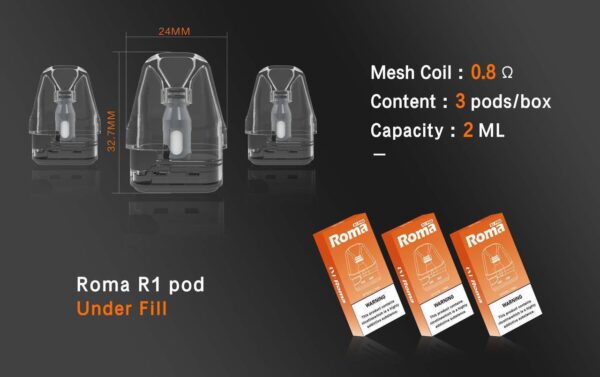【ROMA 羅馬 R1 主機套裝】正版注油小煙｜功率 30W 強勁輸出｜現貨秒發