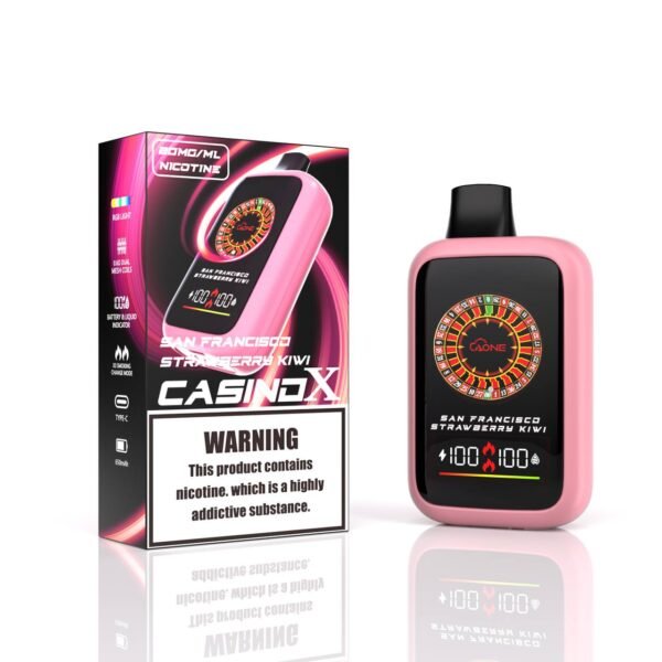 【AONE VAPE CASINO X】 16000口賭場一次性電子煙 原裝正品 俄羅斯轉盤鋼珠設計